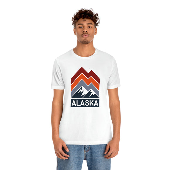 Alaska T-Shirt - Retro Mountain Unisex Alaska Shirt