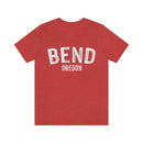 Bend, Oregon Shirt - Paint Text Unisex Bend T-Shirt-22