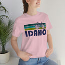 Idaho T-Shirt - Retro Mountain Bike Adult Unisex Idaho T Shirt-60