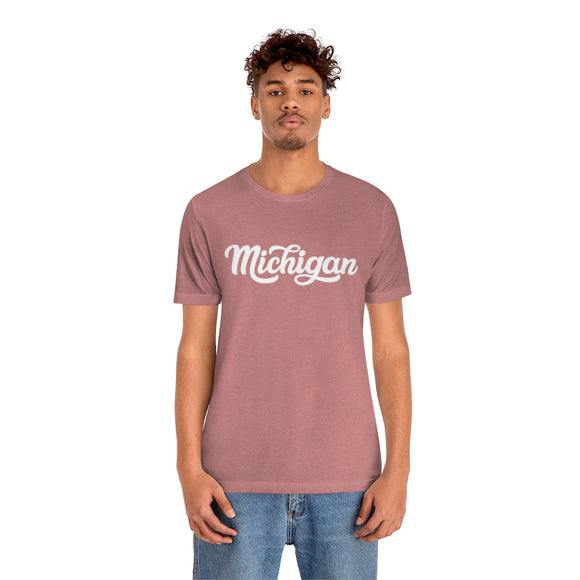 Michigan T-Shirt - Hand Lettered Unisex Michigan Shirt