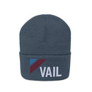 Vail, Colorado Beanie - Adult Embroidered Retro Vail Knit Hat-14