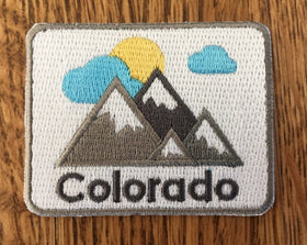 Colorado Patch - Mountains 100% Embroidered Sew or Iron-on Colorado Patch (2.5 inches x 2 inches) - 0