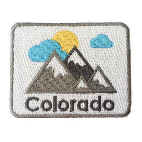 Colorado Patch - Mountains 100% Embroidered Sew or Iron-on Colorado Patch (2.5 inches x 2 inches)