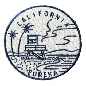 California Patch - 100% Embroidery Sew or Iron-on State DesignCalifornia Patch (2.5 inches wide)