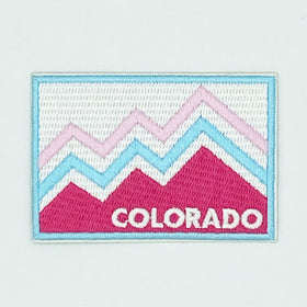 Colorado Patch - Retro 100% Embroidered Sew or Iron-on Colorado Patch (3 inches x 2 inches)