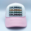 Colorado Trucker Hat - Retro 4 Colorado Snapback Hat-3