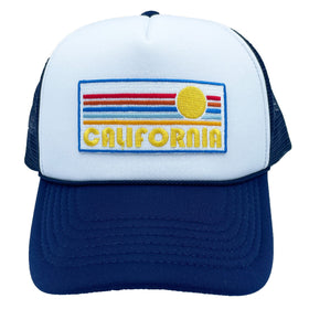 California Trucker Hat - Retro Sun Snapback California Hat / Adult Hat