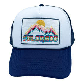 Colorado Trucker Hat - Retro MTN Snapback Colorado Hat / Adult Hat