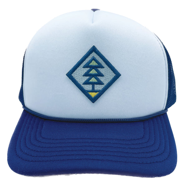 Kid's Pacific Northwest Trucker Hat (Ages 2-12) - Retro Tree Snapback Youth Hat / Kid's Hat