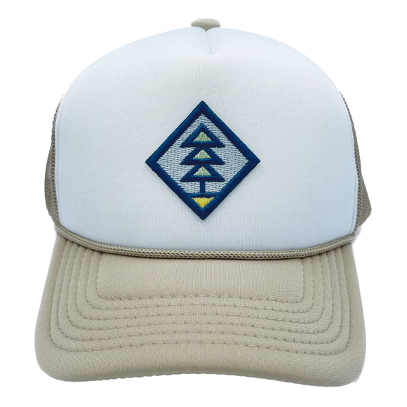 Kid's Pacific Northwest Trucker Hat - Retro Tree Snapback Youth Hat