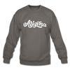 Arizona Sweatshirt - Hand Lettered Arizona Crewneck Sweatshirt - asphalt gray
