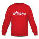 Arizona Sweatshirt - Hand Lettered Arizona Crewneck Sweatshirt - red