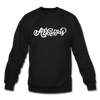 Arkansas Sweatshirt - Hand Lettered Arkansas Crewneck Sweatshirt - black