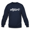 Arkansas Sweatshirt - Hand Lettered Arkansas Crewneck Sweatshirt - navy