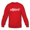 Arkansas Sweatshirt - Hand Lettered Arkansas Crewneck Sweatshirt - red