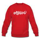 Arkansas Sweatshirt - Hand Lettered Arkansas Crewneck Sweatshirt - red