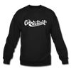 Connecticut Sweatshirt - Hand Lettered Connecticut Crewneck Sweatshirt - black