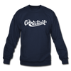 Connecticut Sweatshirt - Hand Lettered Connecticut Crewneck Sweatshirt - navy