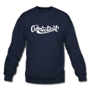 Connecticut Sweatshirt - Hand Lettered Connecticut Crewneck Sweatshirt - navy