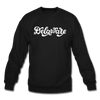 Delaware Sweatshirt - Hand Lettered Delaware Crewneck Sweatshirt - black