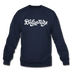 Delaware Sweatshirt - Hand Lettered Delaware Crewneck Sweatshirt - navy