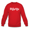 Delaware Sweatshirt - Hand Lettered Delaware Crewneck Sweatshirt - red