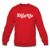 Delaware Sweatshirt - Hand Lettered Delaware Crewneck Sweatshirt - red