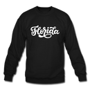 Florida Sweatshirt - Hand Lettered Florida Crewneck Sweatshirt - black