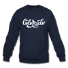 Colorado Sweatshirt - Hand Lettered Colorado Crewneck Sweatshirt - navy