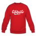 Colorado Sweatshirt - Hand Lettered Colorado Crewneck Sweatshirt - red