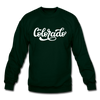 Colorado Sweatshirt - Hand Lettered Colorado Crewneck Sweatshirt - forest green