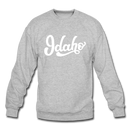 Idaho Sweatshirt - Hand Lettered Idaho Crewneck Sweatshirt - heather gray