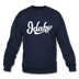 Idaho Sweatshirt - Hand Lettered Idaho Crewneck Sweatshirt - navy
