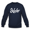 Idaho Sweatshirt - Hand Lettered Idaho Crewneck Sweatshirt - navy