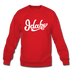Idaho Sweatshirt - Hand Lettered Idaho Crewneck Sweatshirt - red