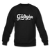 Georgia Sweatshirt - Hand Lettered Georgia Crewneck Sweatshirt - black