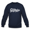 Georgia Sweatshirt - Hand Lettered Georgia Crewneck Sweatshirt - navy