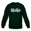 Hawaii Sweatshirt - Hand Lettered Hawaii Crewneck Sweatshirt - forest green