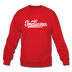 Indiana Sweatshirt - Hand Lettered Indiana Crewneck Sweatshirt - red