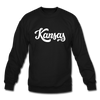 Kansas Sweatshirt - Hand Lettered Kansas Crewneck Sweatshirt