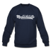 Massachusetts Sweatshirt - Hand Lettered Massachusetts Crewneck Sweatshirt - navy