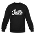 Iowa Sweatshirt - Hand Lettered Iowa Crewneck Sweatshirt - black