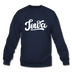 Iowa Sweatshirt - Hand Lettered Iowa Crewneck Sweatshirt - navy