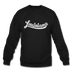 Louisiana Sweatshirt - Hand Lettered Louisiana Crewneck Sweatshirt - black