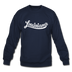 Louisiana Sweatshirt - Hand Lettered Louisiana Crewneck Sweatshirt - navy