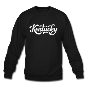 Kentucky Sweatshirt - Hand Lettered Kentucky Crewneck Sweatshirt - black