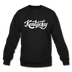 Kentucky Sweatshirt - Hand Lettered Kentucky Crewneck Sweatshirt - black