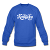 Kentucky Sweatshirt - Hand Lettered Kentucky Crewneck Sweatshirt - royal blue