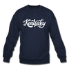 Kentucky Sweatshirt - Hand Lettered Kentucky Crewneck Sweatshirt - navy