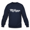 Michigan Sweatshirt - Hand Lettered Michigan Crewneck Sweatshirt